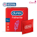 Bundle - Pack of 3 - Durex - Condoms 3s Feather Lite.