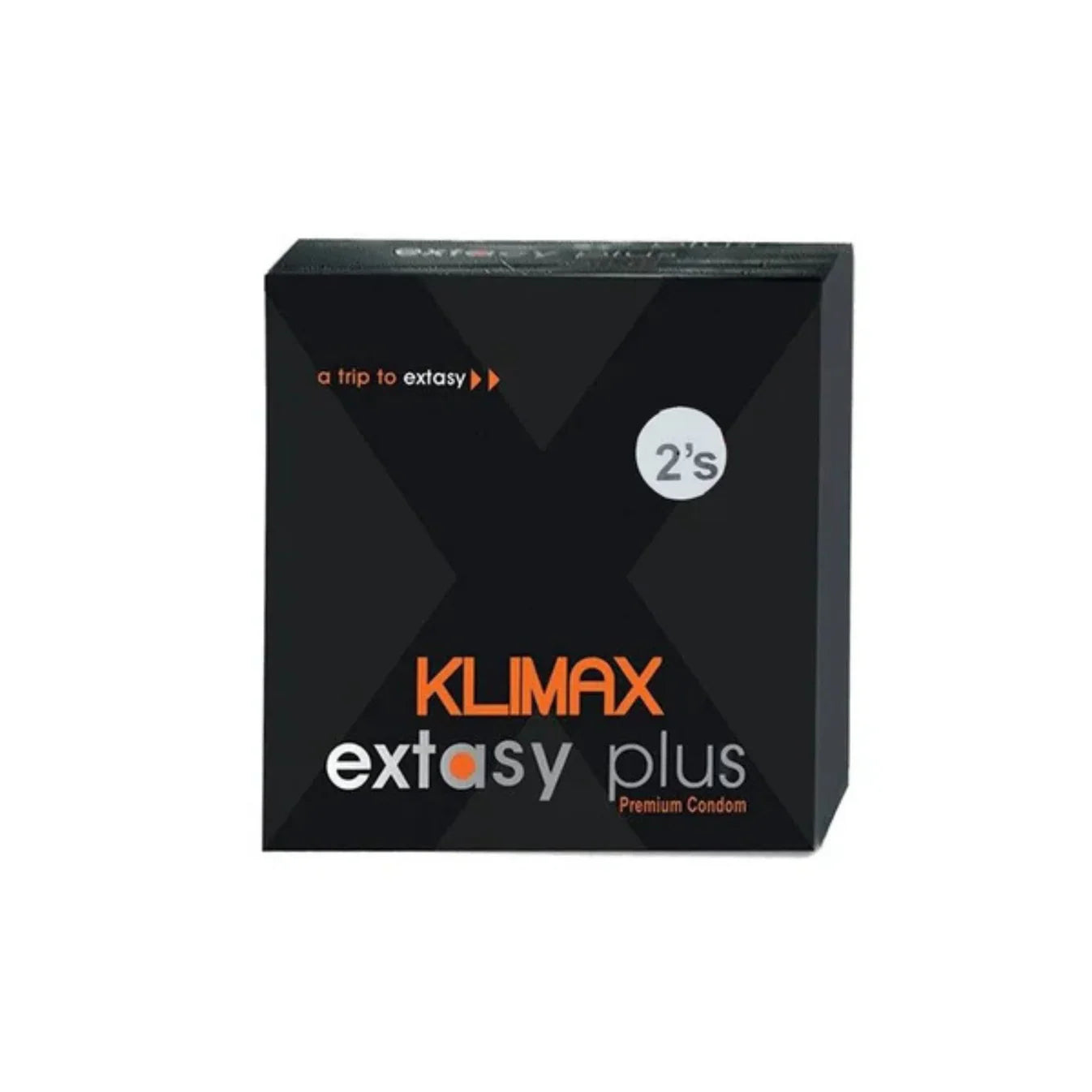 Klimax Extasy Plus Condoms – 2-Pack for Enhanced Pleasure and Ultimate Protection.