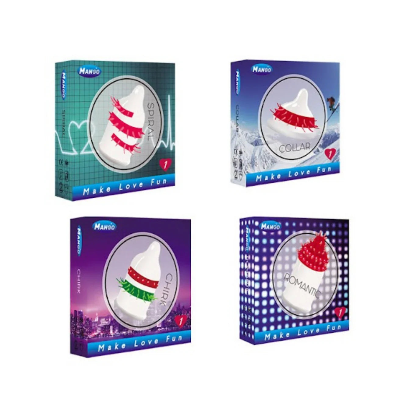 Mango Condoms – 4 Count Pack