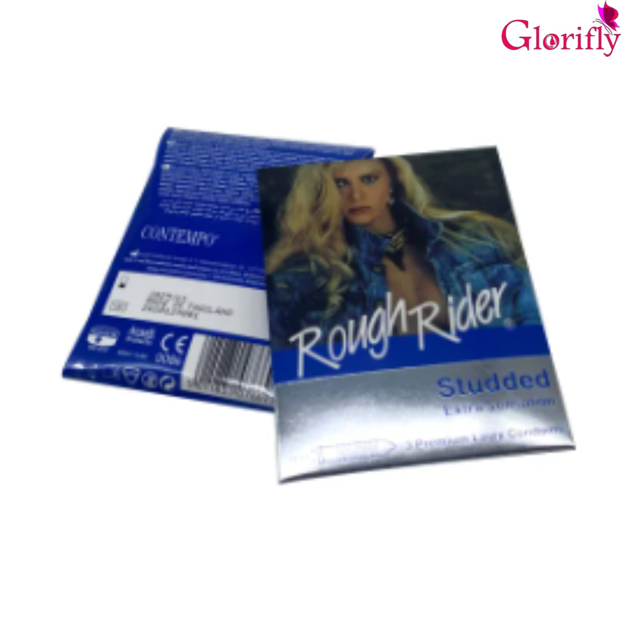 Rough Rider Studded & Latex Condoms - Pack Of 12.